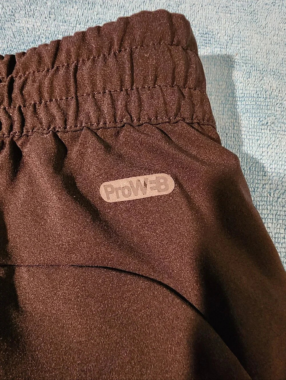 Spyder Men's Dark Brown Athletic Shorts with Zip Pockets